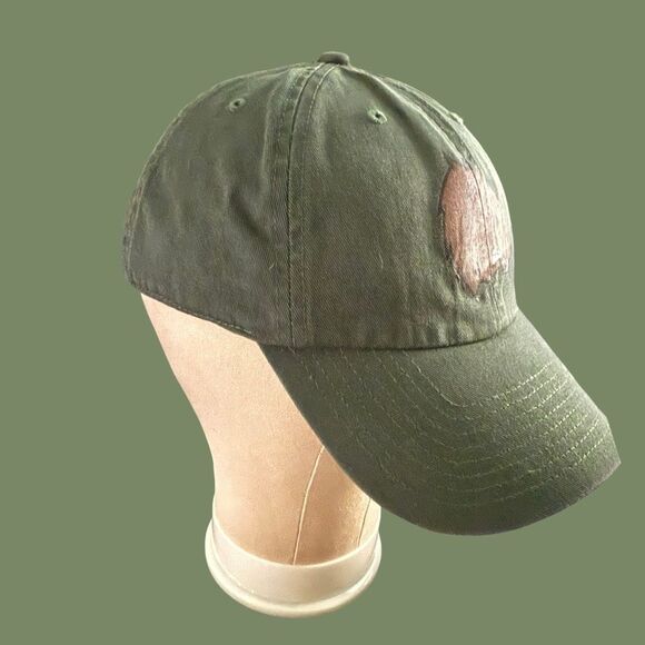 47’ Brand Forrest Green Angry Beaver Adjustable Back Hat - Picture 6 of 8